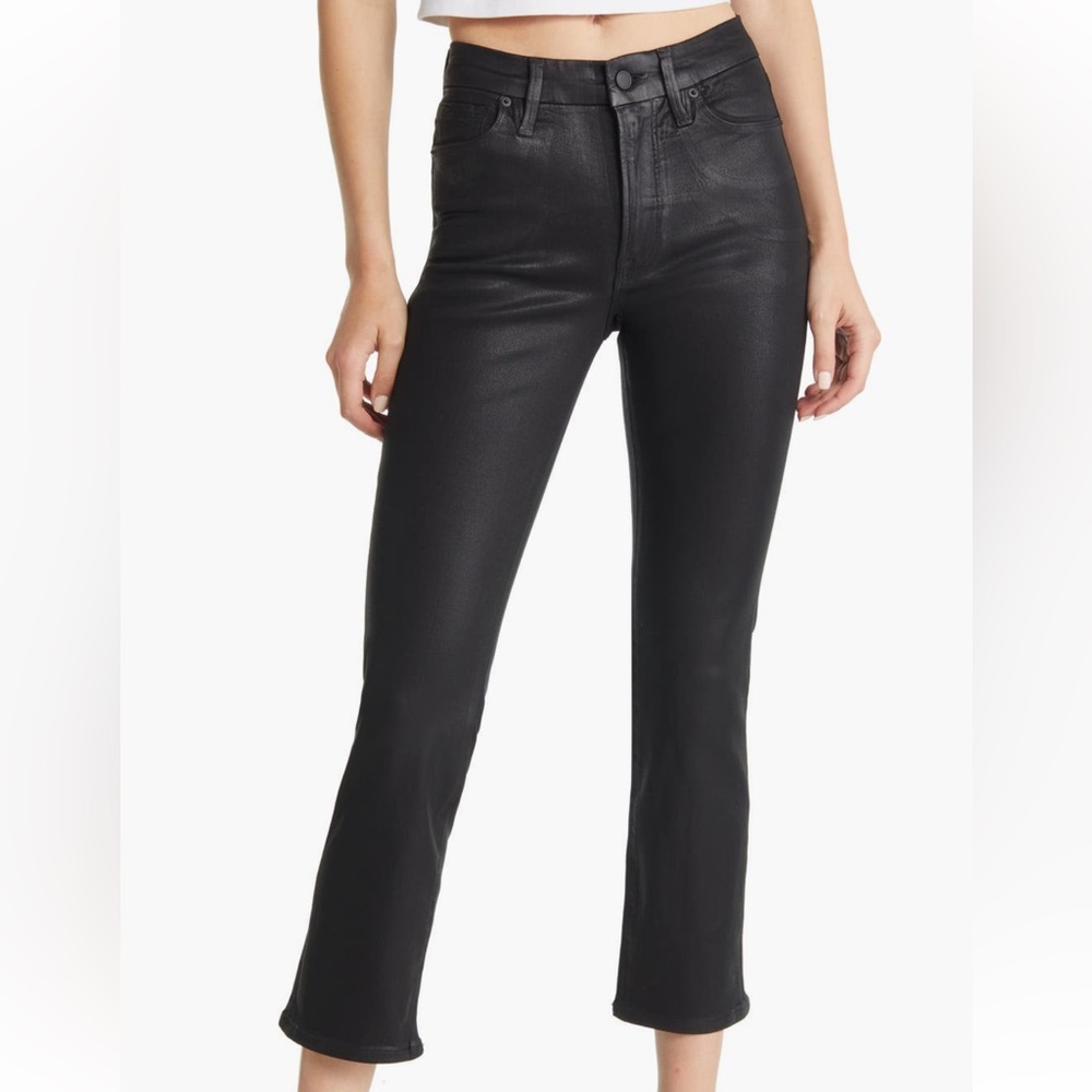 Good American:Good Straight Coated Jeans
Color:Black
Size: 6(28)
Great Condition